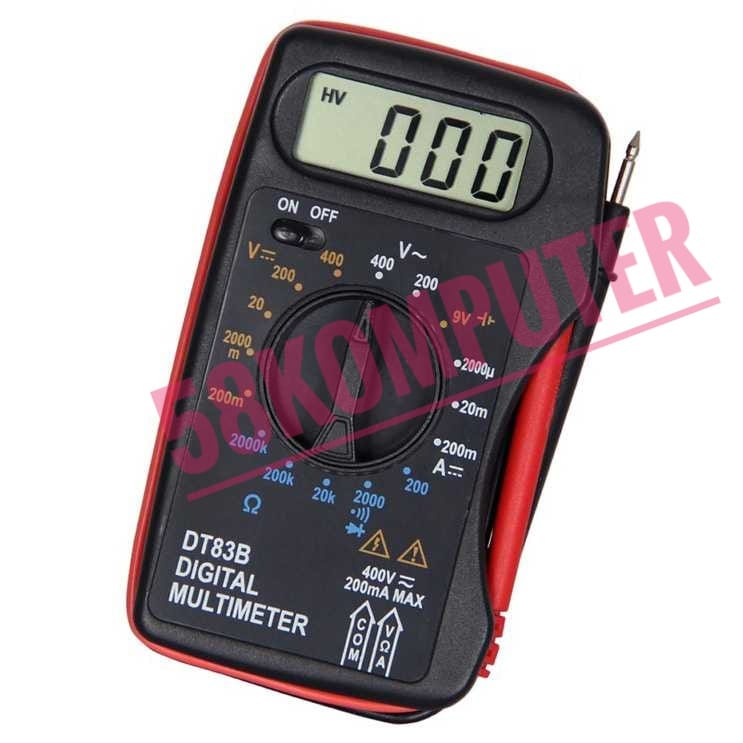 Multitester Digital Murah Tester Digital Multitester Avometer Digital Aneng DT83B