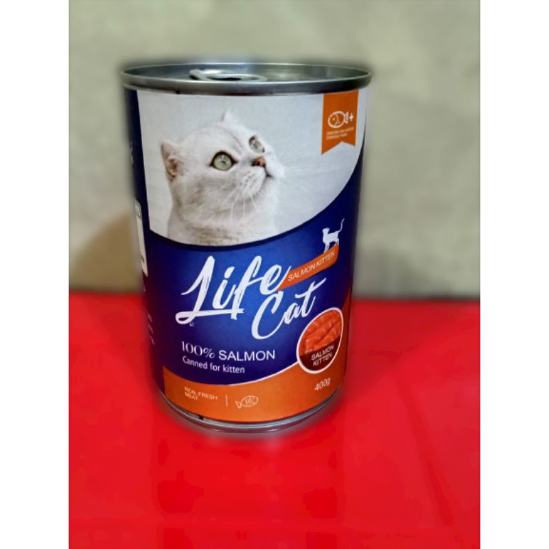 Life Cat Salmon/Makanan Kucing Kaleng Makanan Kucing Basah Murah