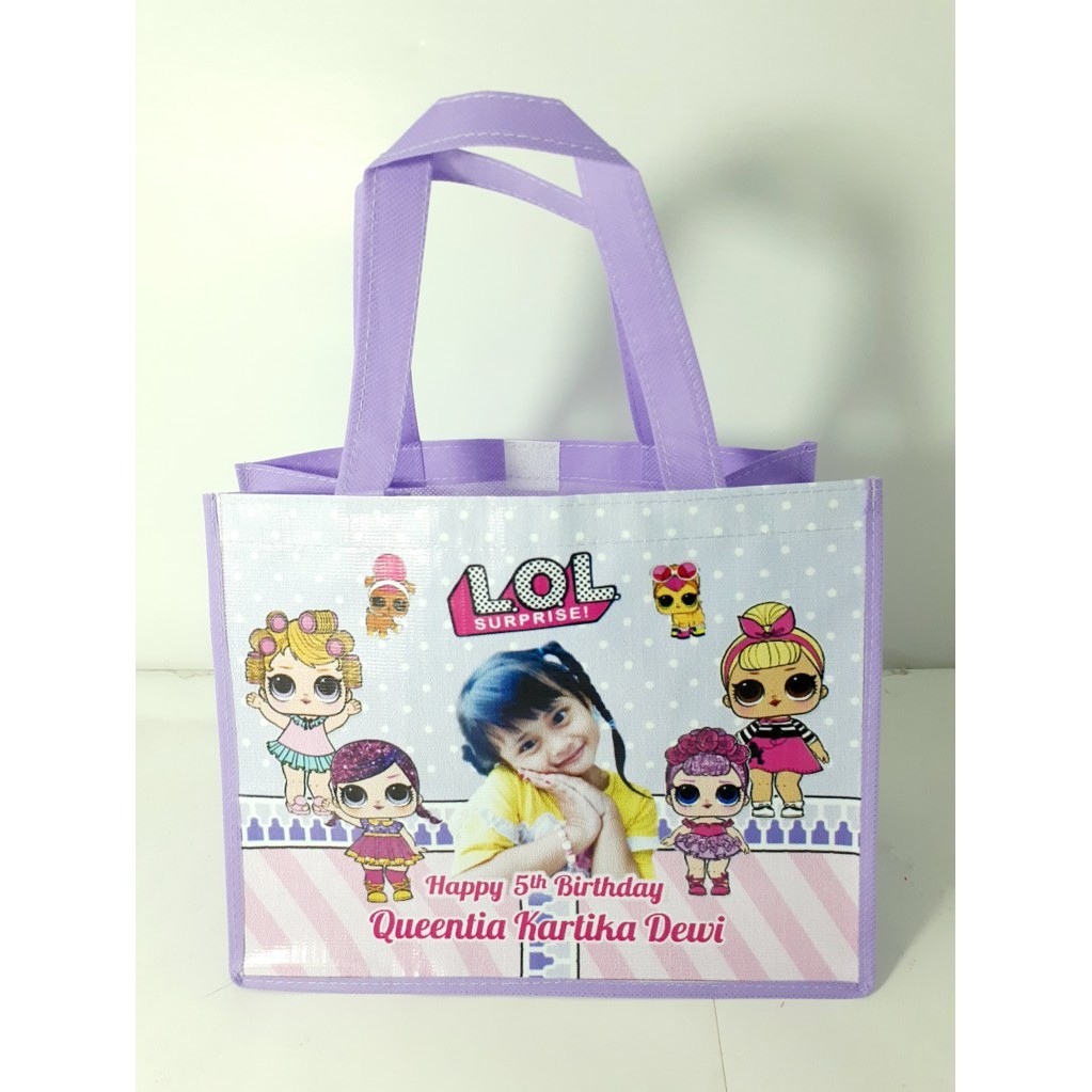 Jual Tas Ulang Tahun Kotak Custom Tulis Nama-2