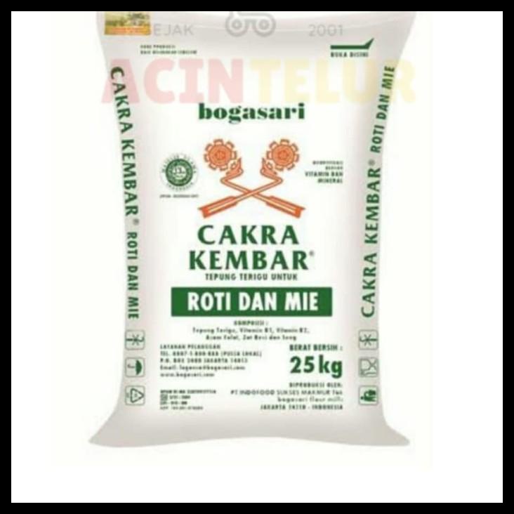 

TERBARUU!! Tepung Terigu CAKRA KEMBAR 25 Kg TERBARU
