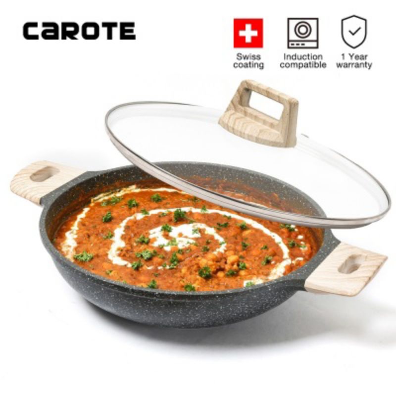 CAROTE GRANITE WOK 2 HANDLE ( 24 CM, 28 CM,36 CM , 40 CM )