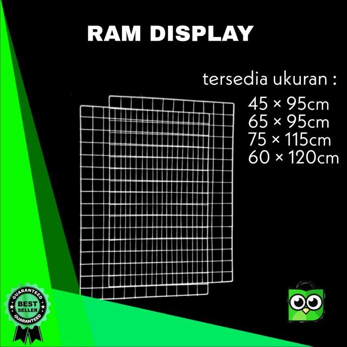 

Ram Display/Backmesh Tanpa Bingkai Berbagai Ukuran