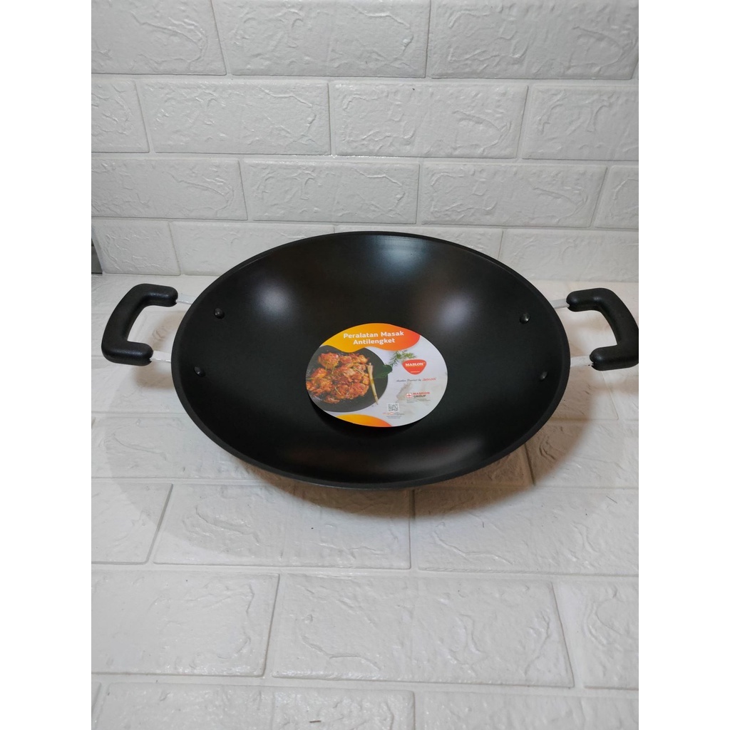 WAJAN RHIO WOK MASPION / WAJAN ANTI LENGKET / WAJAN MASPION / WAJAN ALUMUNIUM BERKUALITAS