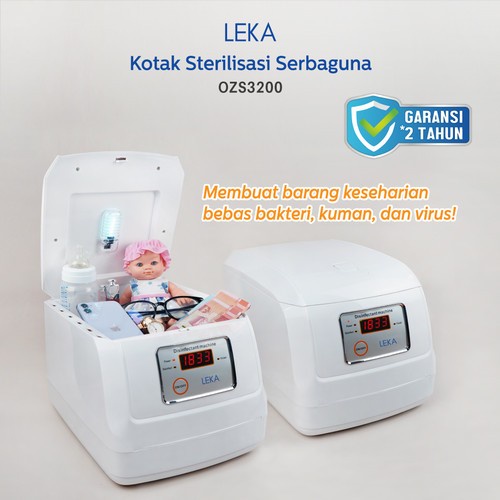 LEKA OZS3200 Banknote Disinfectant Sterilisasi Uang UV Sterilizer Box