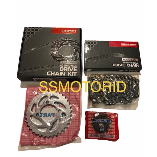 Gearset Gir Set Gir Rantai Shogun 125 / Smash Indoparts ORIGINAL 100%