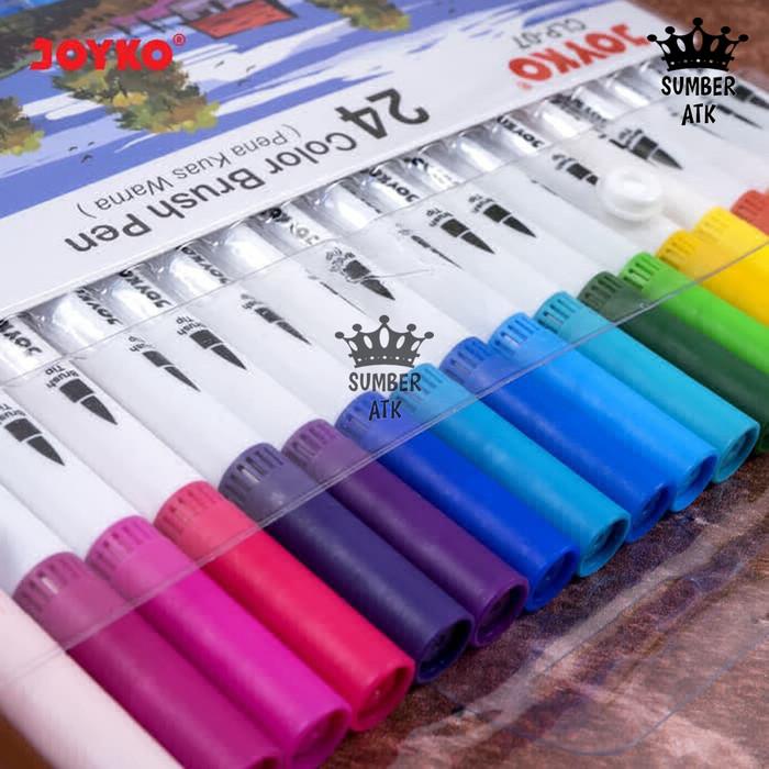 

Color Brush Pen Pena Kuas Warna Joyko CLP-07 24 Warna Color