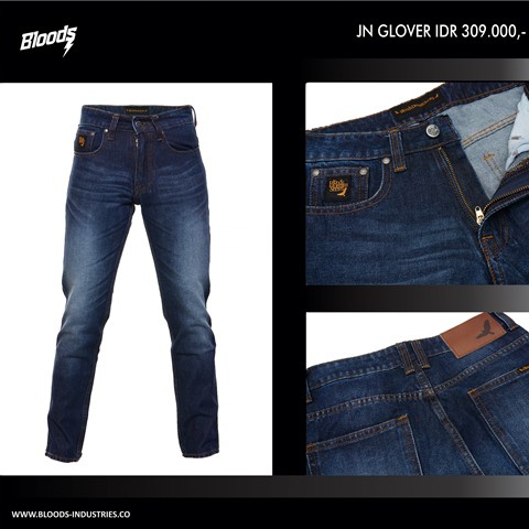 CELANA JEANS ORIGINAL JN GLOVER BLOODS ORIGINAL