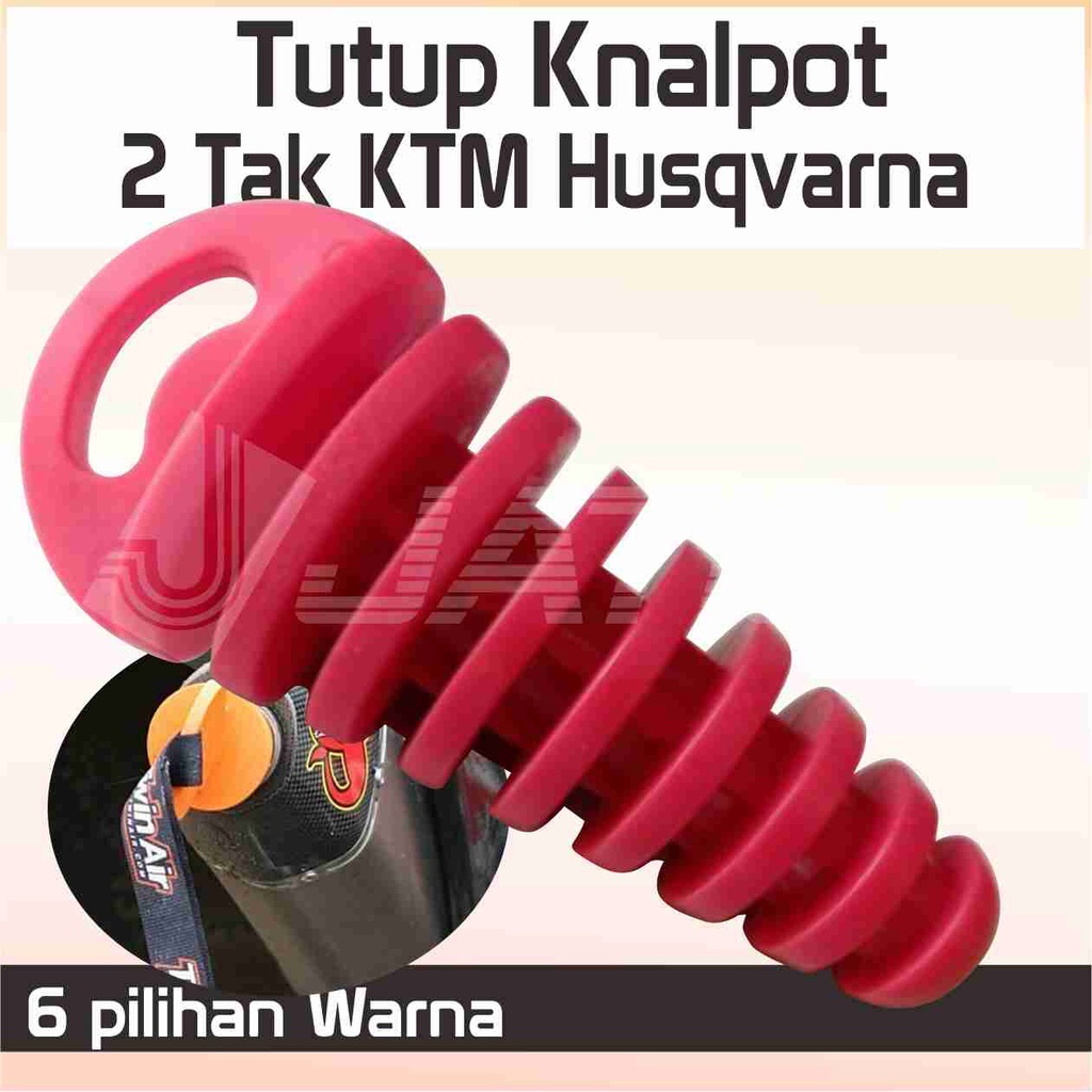 Tutup Knalpot 2T 4T Karet KTM Husqvarna Ninja Universal