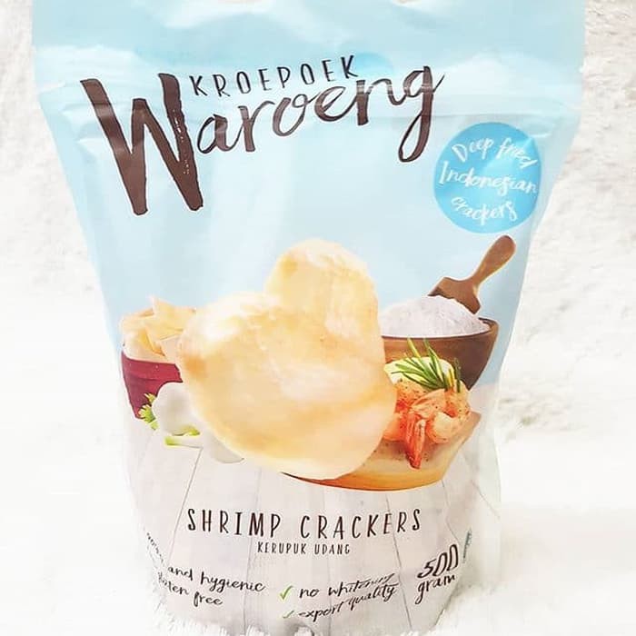 KROPOEK WAROENG NO MSG / Kerupuk Warung MINI ROSE CRACKERS 500GR / Kerupuk warung Casava