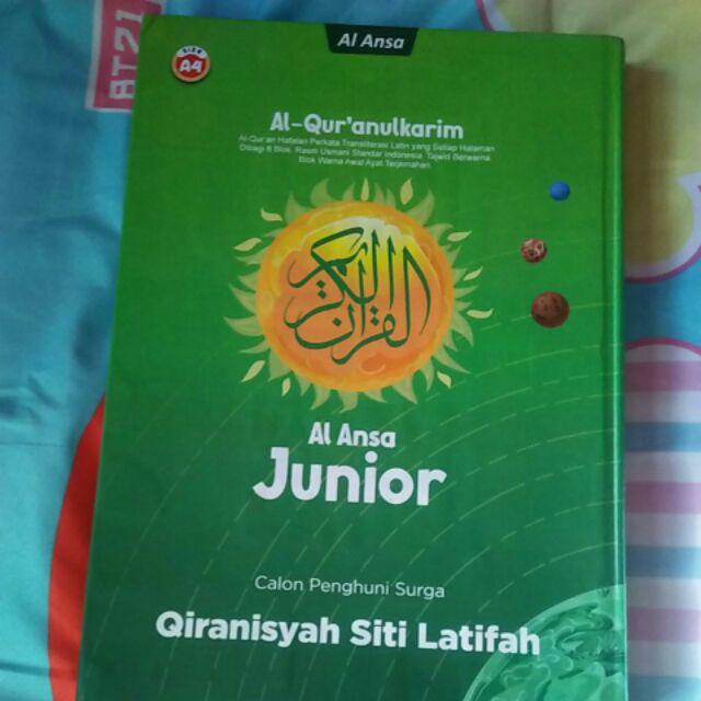 Al Quran Hapalan Anak Al Ansa Junior A4 (besar)