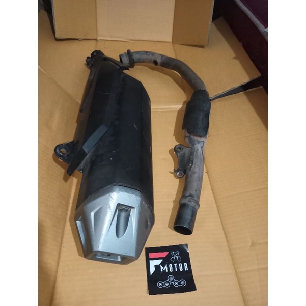Knalpot standar CBR 150R CB 150R LED Original copotan