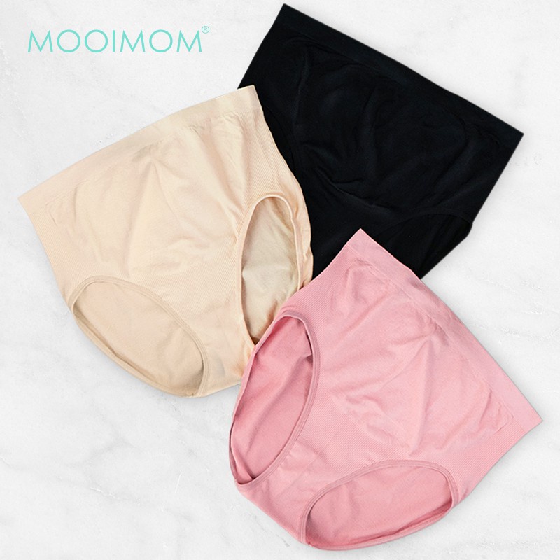 MOOIMOM SEAMLESS HIGH WAIST PROP BELLY MATERNITY BRIEFS