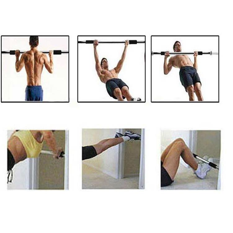     pull up bar dinding pintu door chinning alat untuk fitness olahraga 62 100 cm free skrup garansi