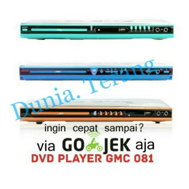 DVD / CD / VCD / MP3 / MP4 Player Usb GMC - Karaoke