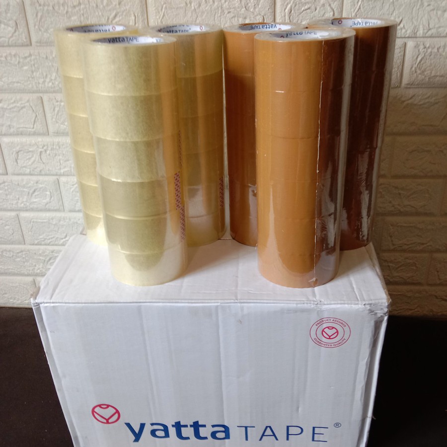 

LAKBAN YATTA TAPE LAKBAN BENING / COKLAT 2 INCHI 48MM 90YARD