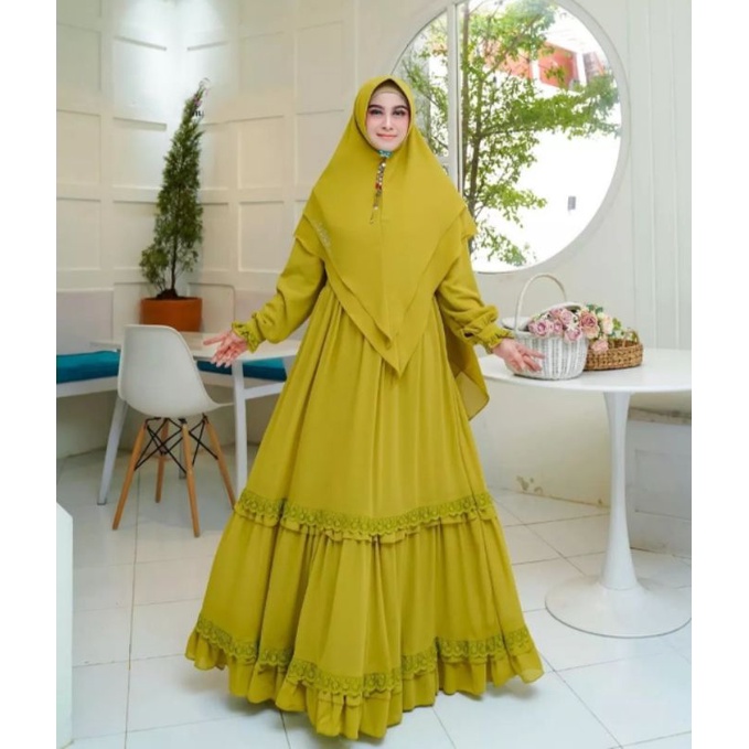 Baju Gamis Wanita Syar'i asdf Muslim Dewasa Gamis Wanita Sultan Modis Lebaran 2021 Terbaru 2022
