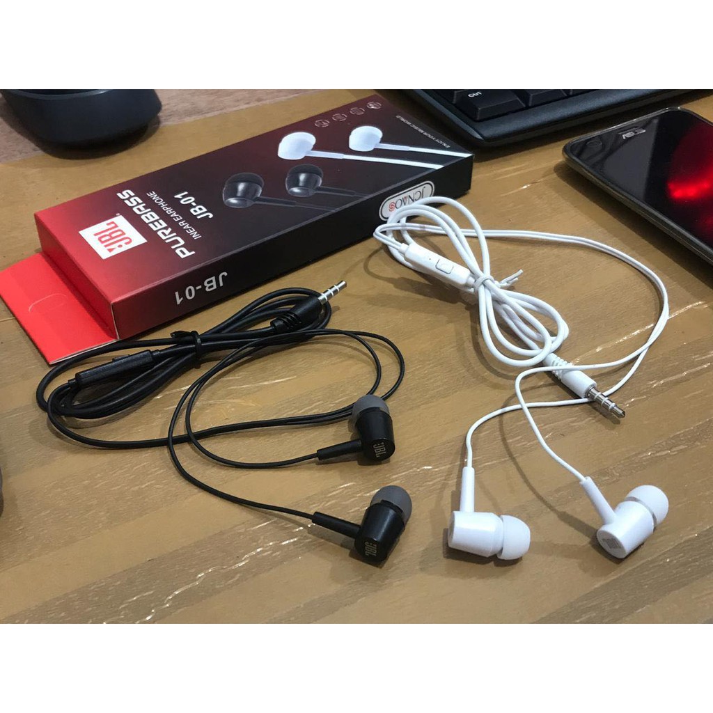 HANDSFREE HEADSEAT EARPHONE MERK JBL BY HARMAN JB-01 HIGH QUALITY