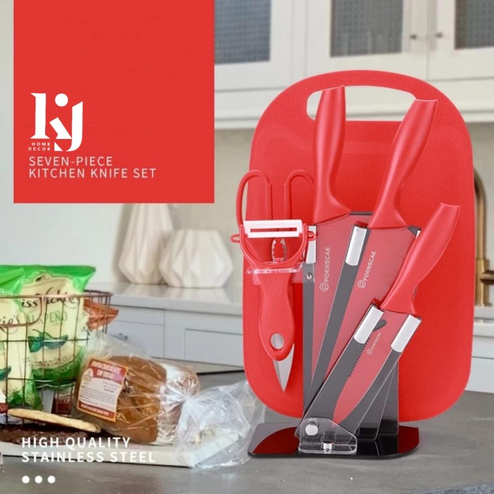 Vd001V1D Set Pisau Keramik Knife Set Pisau Dapur Ceramic Knife Pisau Dapur - Ungu Vd2V01Dd