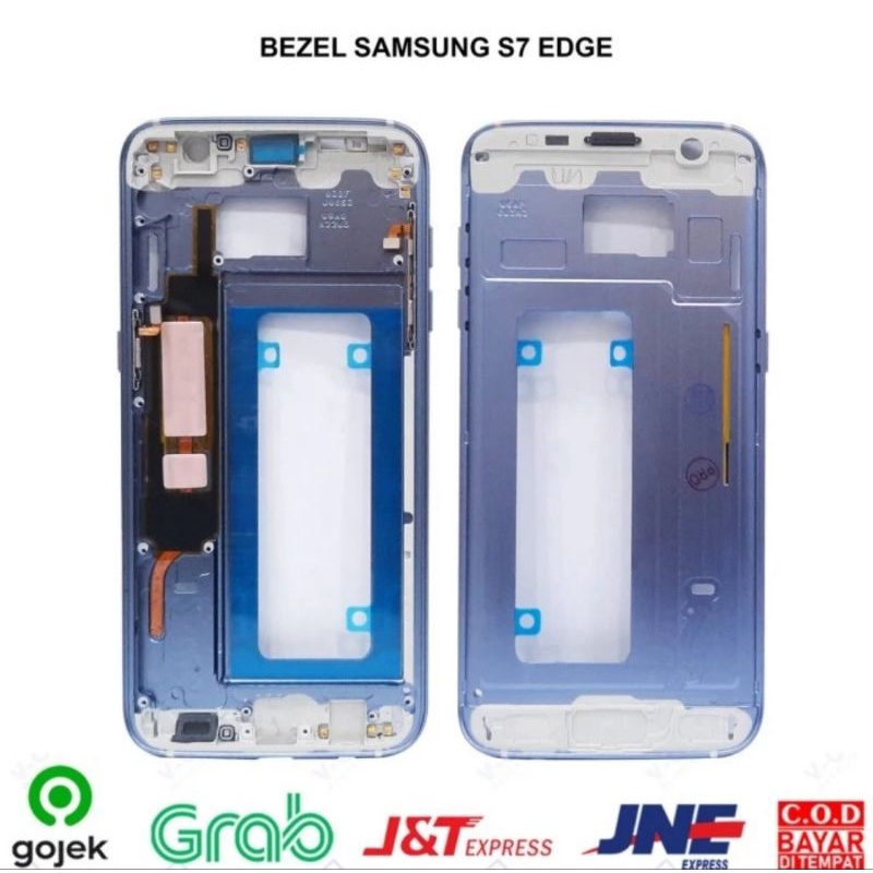 Frame Bezzel Tulang Tengah Tatakan Lcd Samsung Galaxy S7 Edge G935 Original