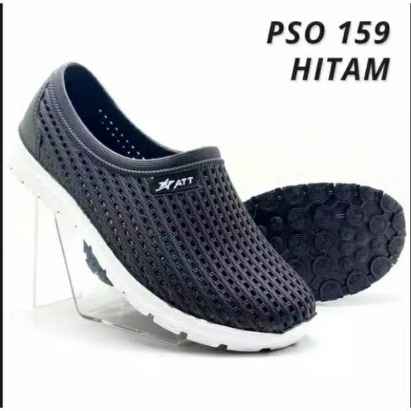 (COD) Sepatu Karet Slip On Pria ATT PSO 159 ukuran 39-43