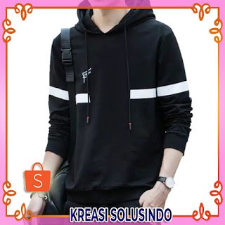 KAOS LENGAN PANJANG PRIA ST.ZIPPER SWEATER HOODIE JUMPER / JAKET PRIA LENGAN PANJANG