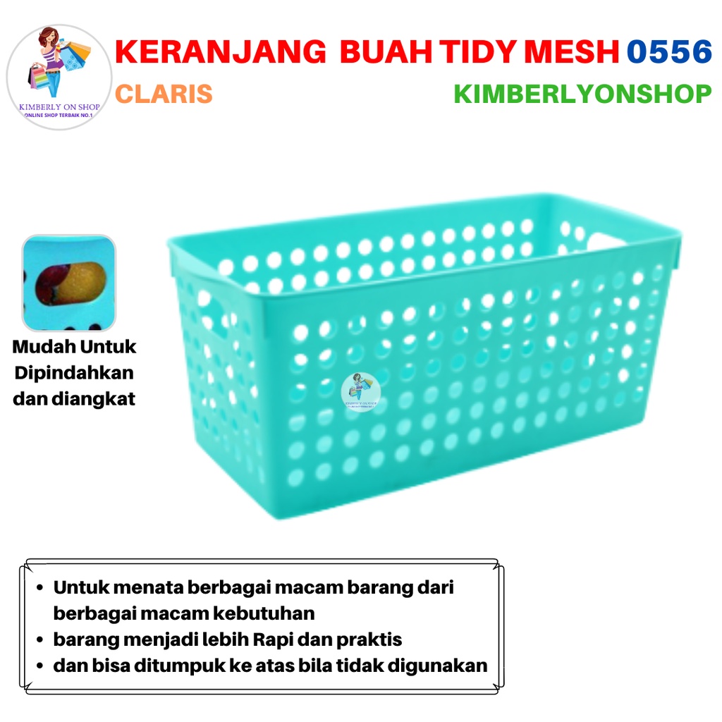 Keranjang Nampan Kotak Tidy Mesh Serbaguna Tray Small 0556 Claris