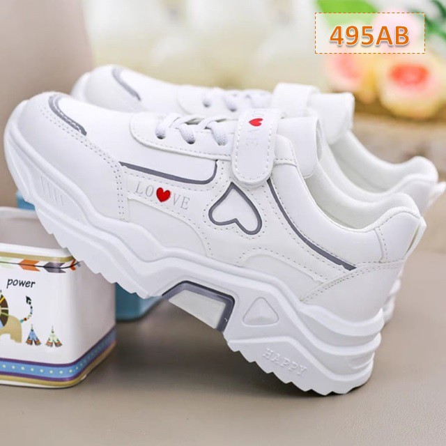 Sepatu Anak Sneakers My Love Fashion Korea Cewek Cowok (495)