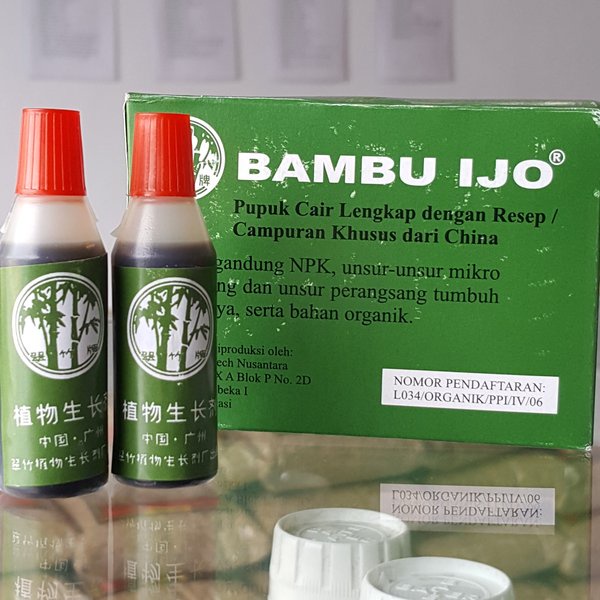 Pupuk Anggrek BAMBU IJO Organik Cair untuk Pertumbuhan Tanaman 12ml