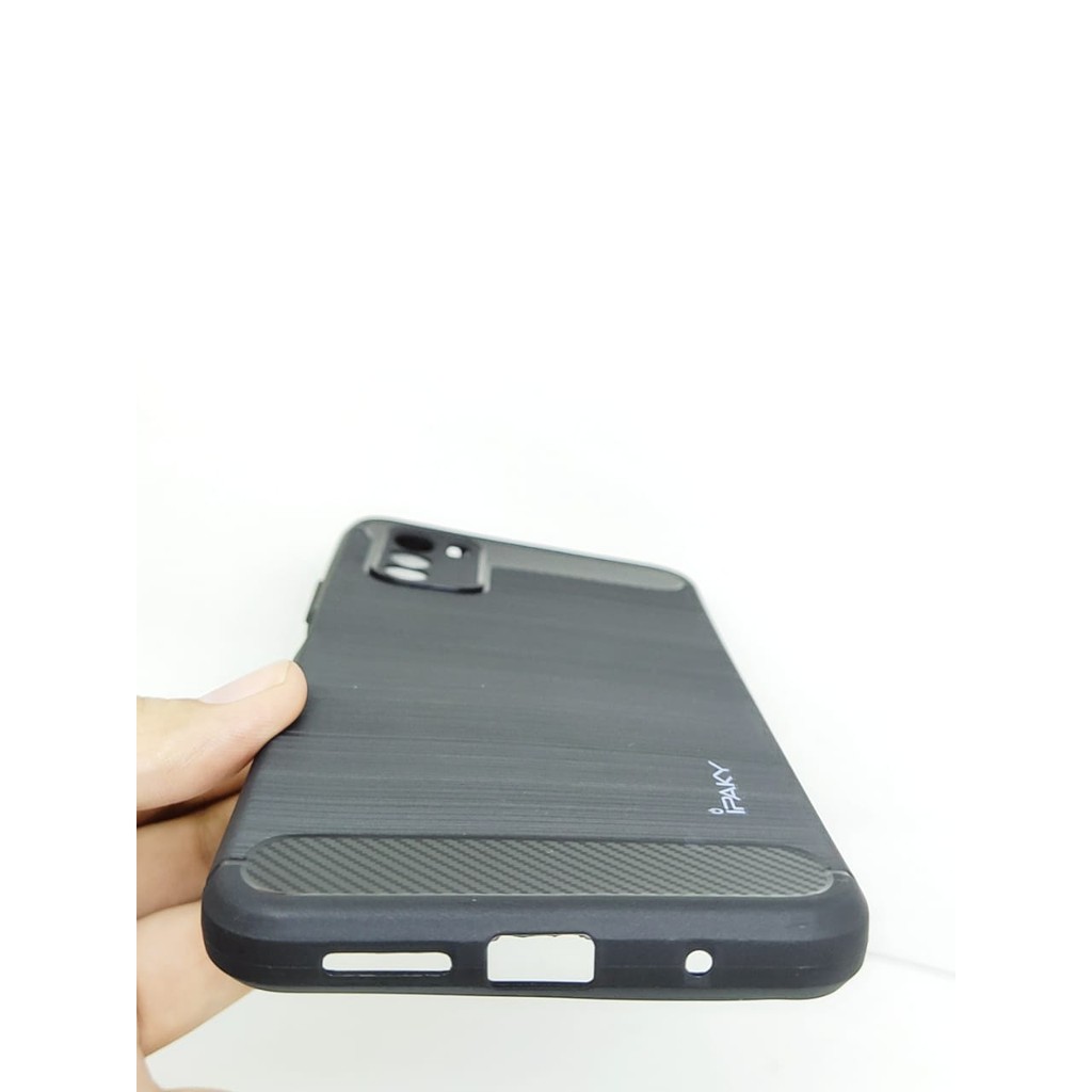 Case Slim Fit Carbon Xiaomi Poco M3 6.53 inchi Softshell Fiber Multi Carbon Anti Melar