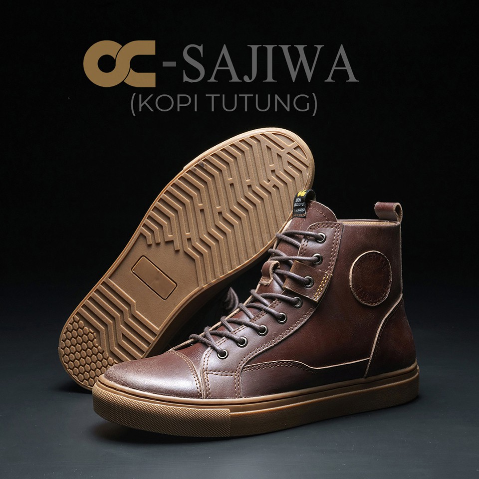 BEST SELLER SEPATU TERBAIK / SEPATU KULIT PRIA OC-SAJIWA / ZAENAL ARIF