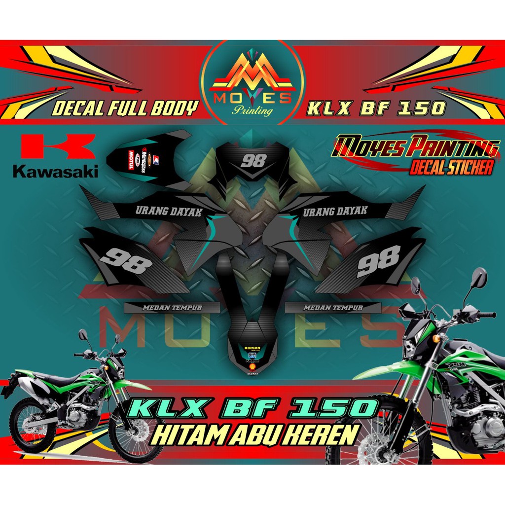 decal klx bf 150 striping klx bf 150 stiker klx bf 150 stiker motor klx bf 150 decal stiker motor kl