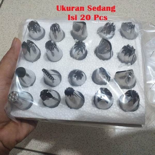 

KUE-PENGHIAS-ALAT- CETAKAN SEMPRIT / SPUIT CAKE / ALAT HIAS KUE / ALAT DEKOR KUE - BESAR ISI 8 PCS