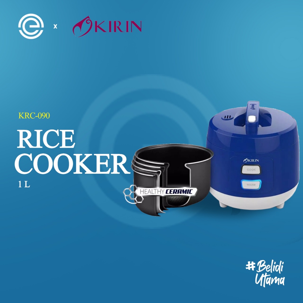 KIRIN Rice Cooker 1 Liter KRC-090