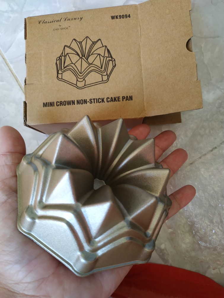 Eltamart Chefmade Loyang Kue Mini Crown Mahkota Non-stick Cake Pan Wk9094