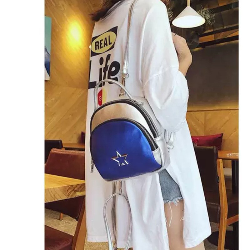 (COD) tas ransel wanita cewek bahan kulit backpack import terbaru