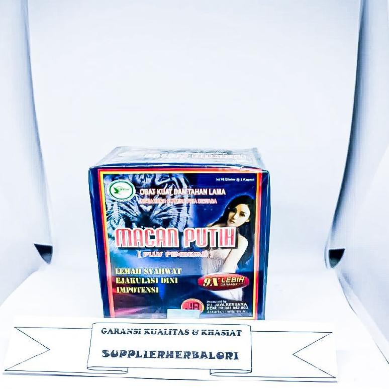 KAPSUL MACAN PUTIH ORIGINAL PREMIUM CUCI GIDANG