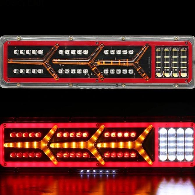 Lampu Variasi Stop Lamp Stoplamp Rem Mobil Truk Canter Rambo 24 Volt