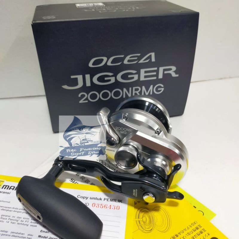 Reel SHIMANO OCEA JIGGER 2000NRMG NEW 2021 KANAN
