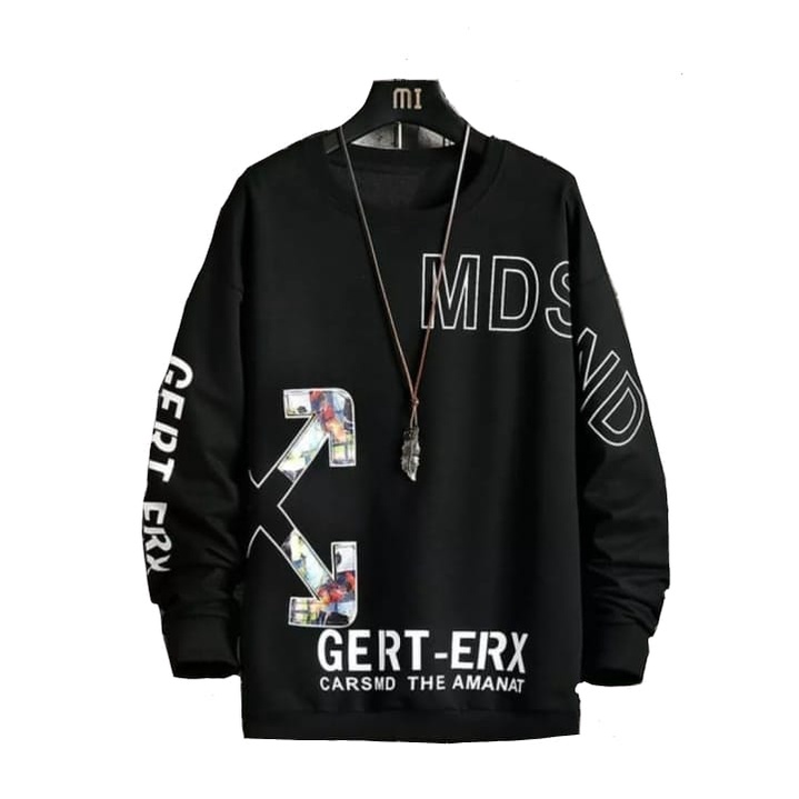 N_S Pakain Pria/Wanita T-Shirt Baju Sweater Sweathirt Lengan Panjang X_0ne