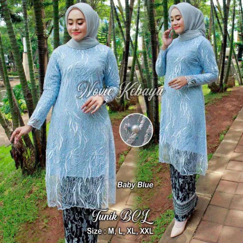 Kebaya Tunik tulle BCL / Kebaya Muslim / kebaya modren / REAlPICT