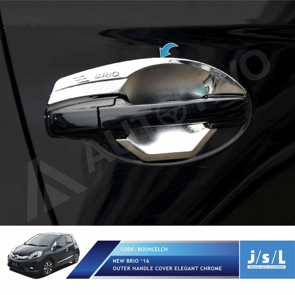 New Brio Outer Handle Cover Cover Elegant Chrome/Aksesoris Brio