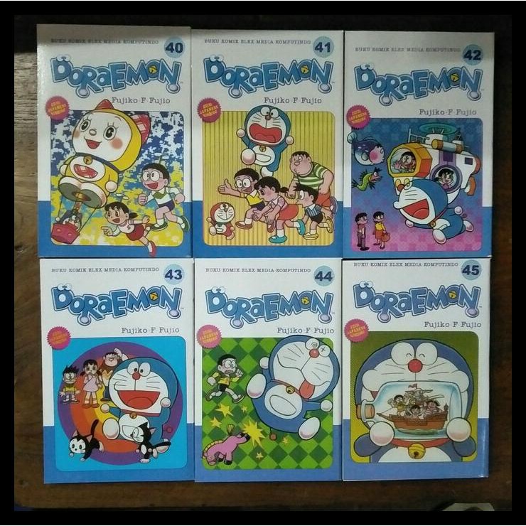 Baru Product Paket 6 Buku Komik Doraemon 40,41,42,43,44,45