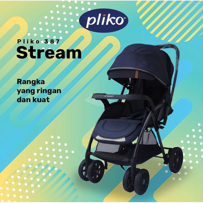 Ready Makassar! Stroller / Kereta Dorong Pliko Stream 387