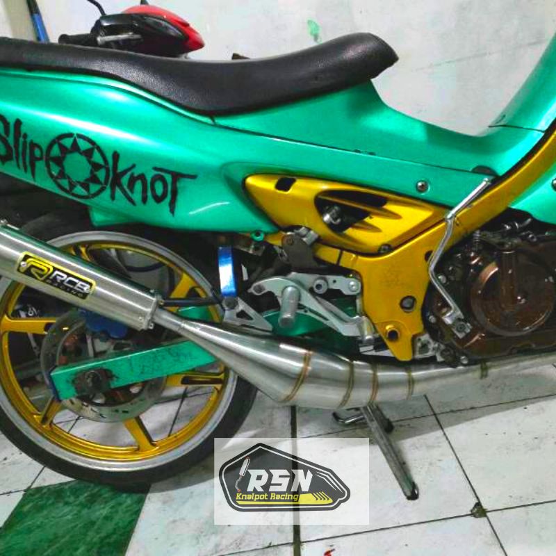 Knalpot RCB TeloKNALPOT SATRIA 2 TAK RCB full system SATRIA HIU DAN LUMBA ISTIMEWA SUARA GARING RASA