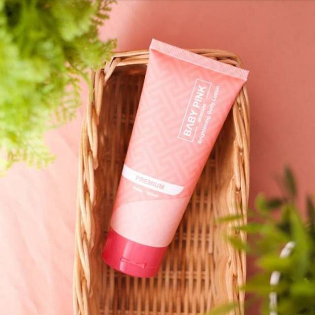 Babypink skincare brightening body lotion
