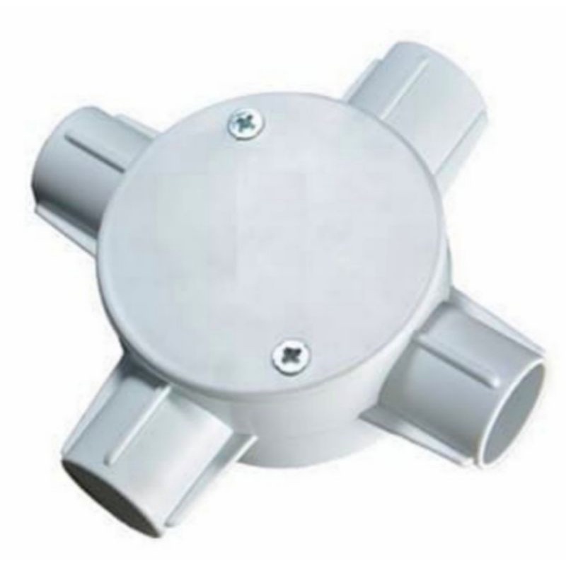 T-dus cabang 4 20MM PUTIH