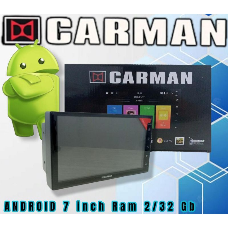 head unit android CARMAN 7 inch 2gb / 32gb - SCA Audio