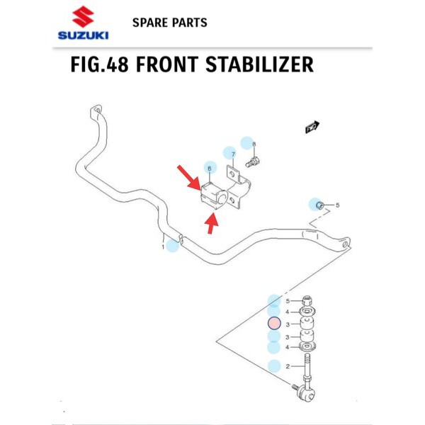 Karet Stabil Belah Escudo 1600 cc Capsul or Escudo 2000 cc Original Murah