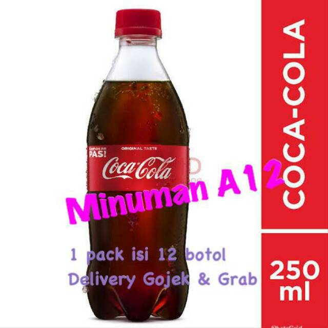 

Coca cola botol pet 250ml