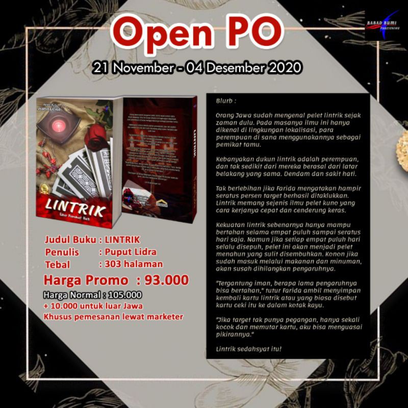 Novel Lintrik Sihir Pemikat Hati Karya Puput Lidra Shopee Indonesia